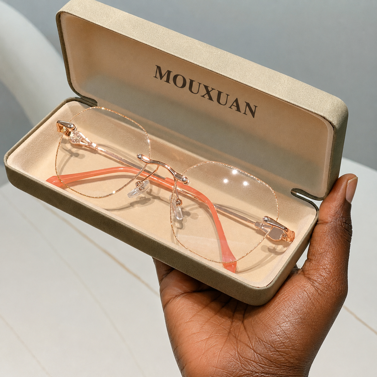 Prescription Reading Glasses, Pink Diamond Fashion Frames