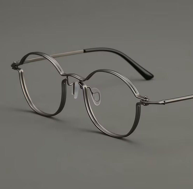 Prescription Glasses | Ultra Thin Wire Titanium Oval Optical Frames