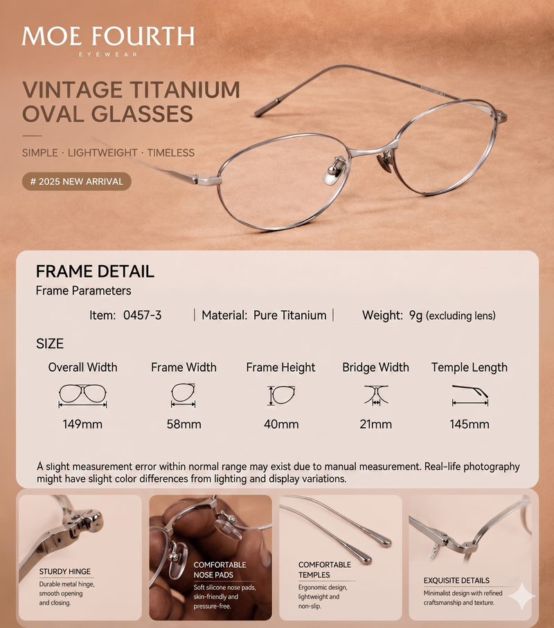 Prescription Glasses | Rimless Minimal Metal Frame