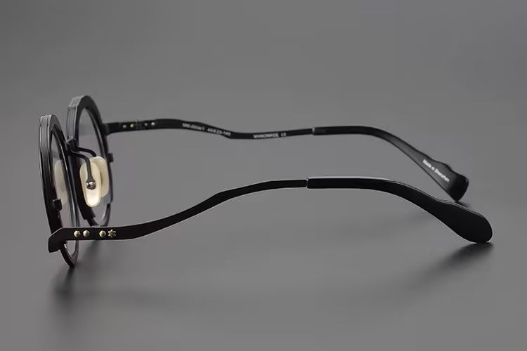Prescription Glasses | Retro Double Layer Round Optical Frames