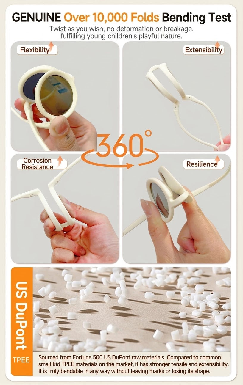 Kids Sunglasses | Flexible for 0-3 Years Old
