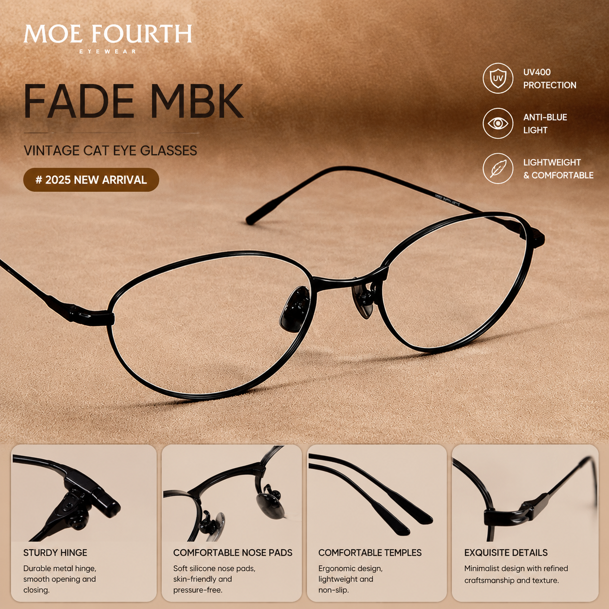 Women Rimless Premium Glasses | Elegant Minimal Eyewear