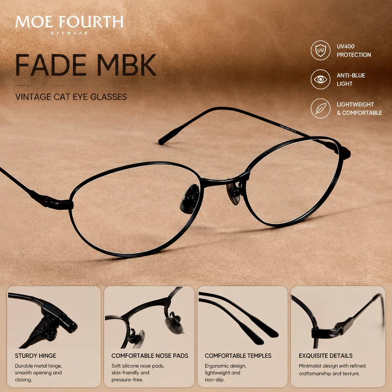 Prescription Glasses | Rimless Minimal Metal Frame