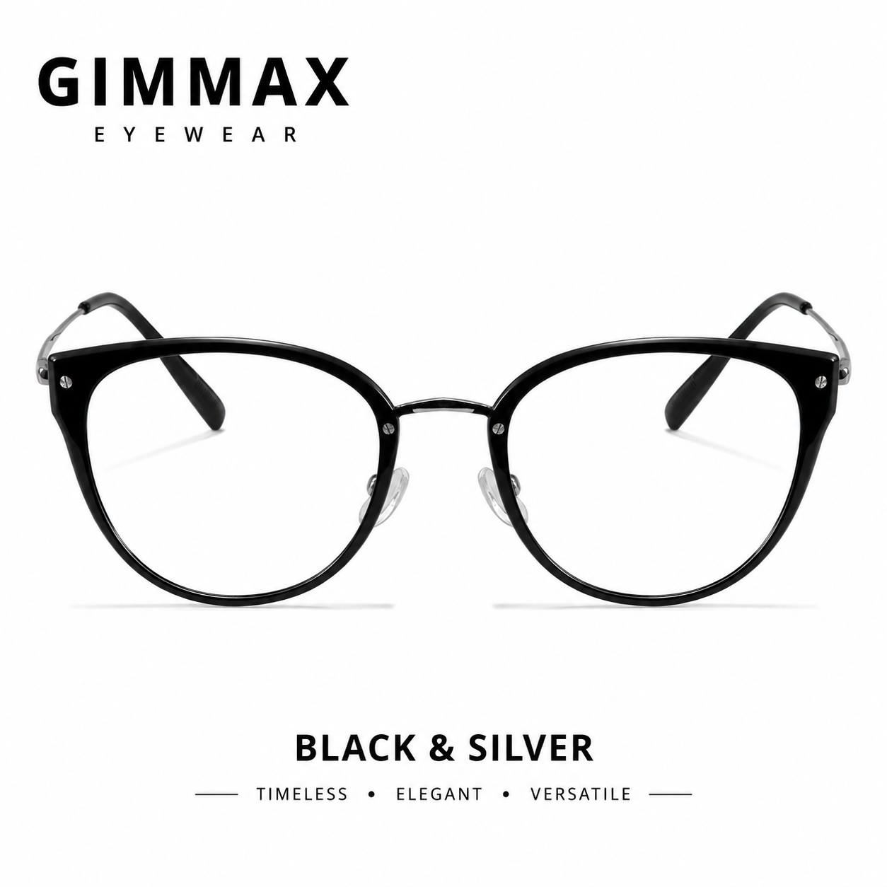 Women Cat Eye Metal Glasses | Elegant Eyewear