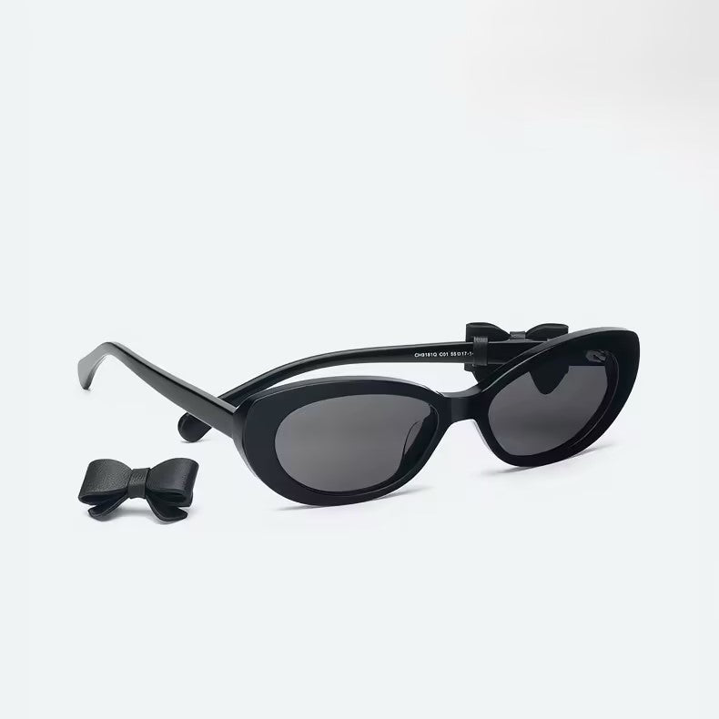 Prescription Sunglasses | Custom Bow Decor Cat Eye Fashion Eyewear