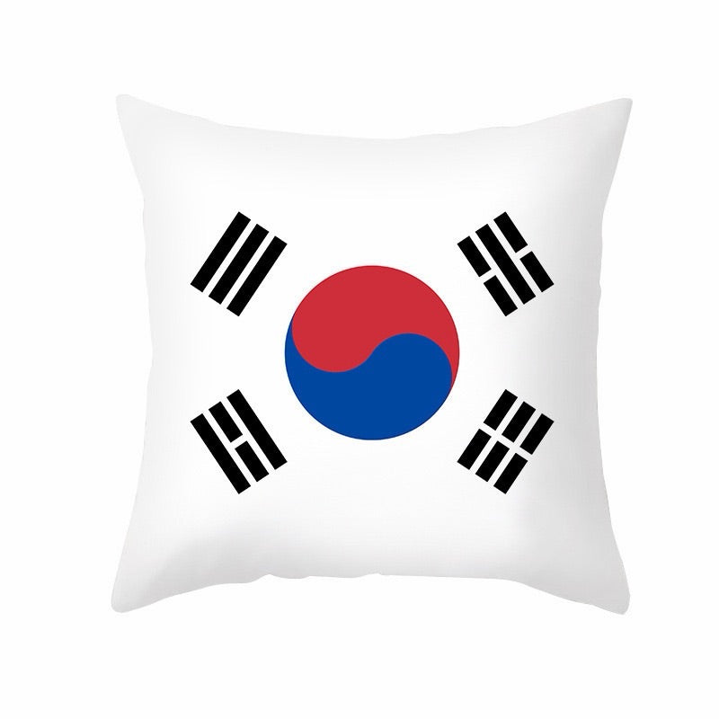 2026 World Cup National Flag Pillow with Inner Cushion Pack of 3