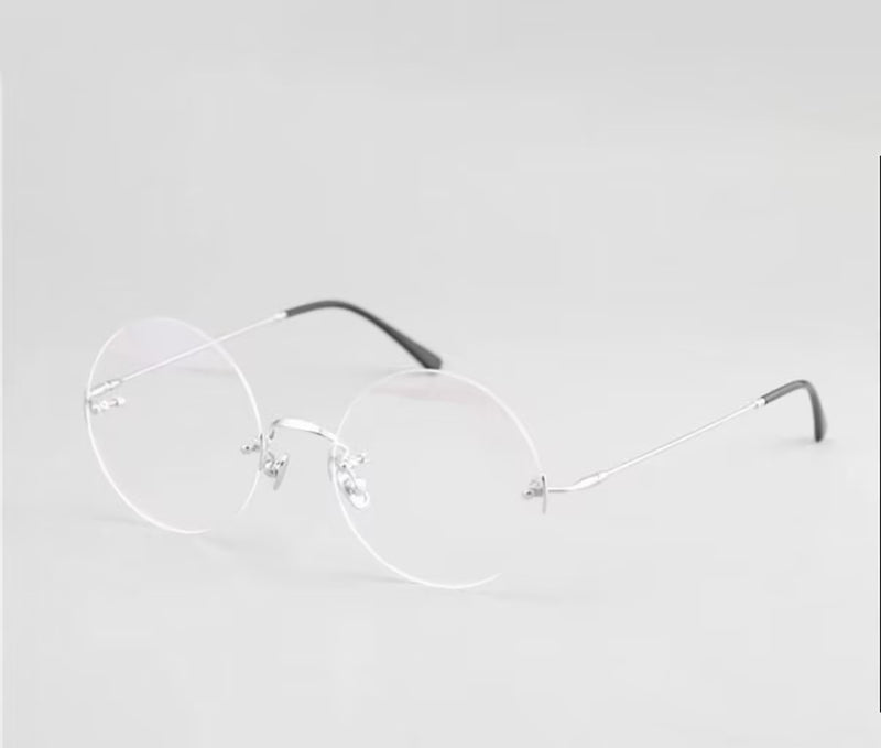 Prescription Glasses | Vintage Rimless Round Optical Frames