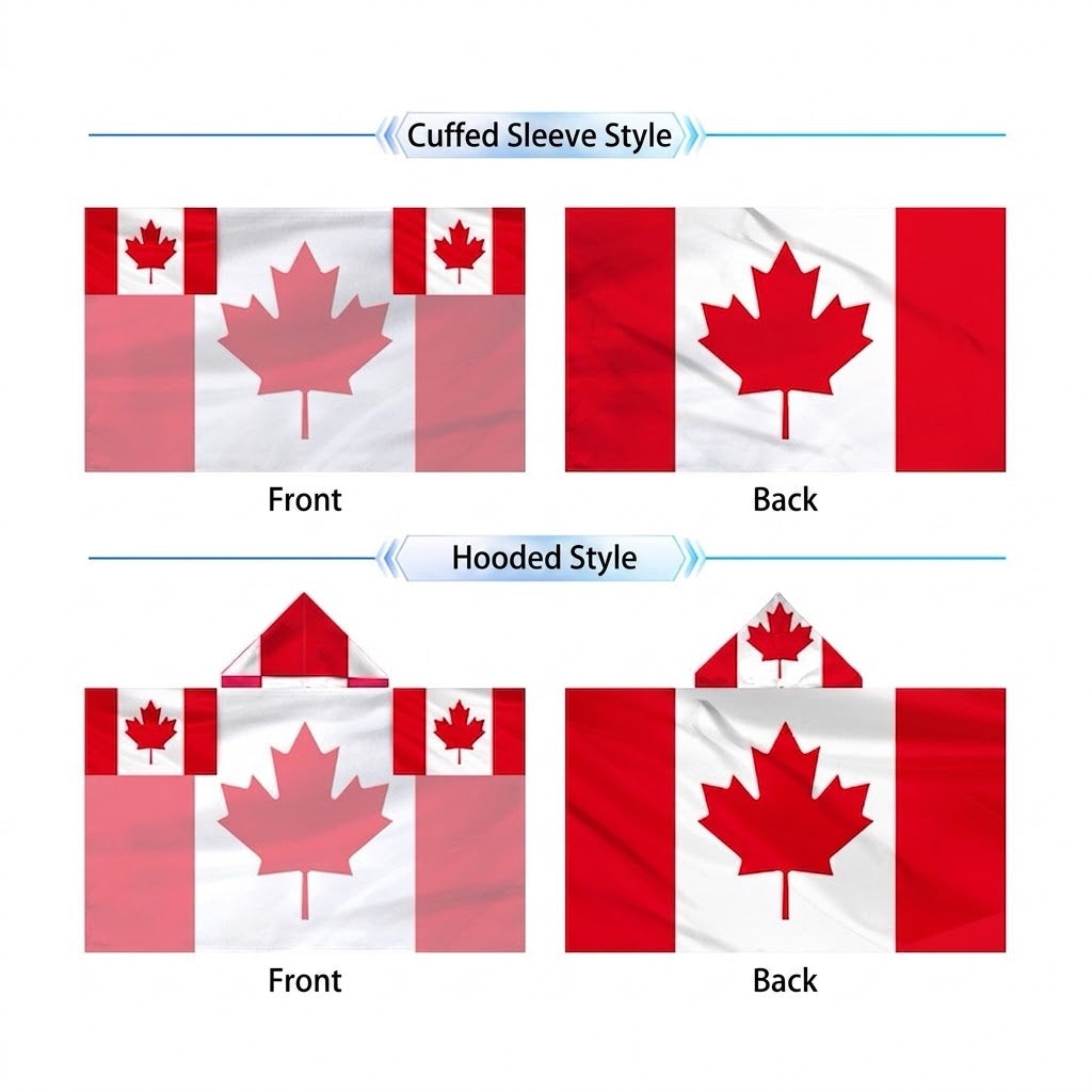 2026 World Cup National Flag Cape, 48 Countries Available, Hooded / Sleeve Tube 2 Styles