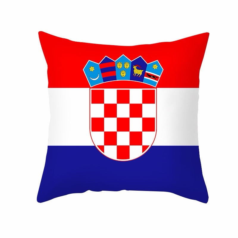 2026 World Cup National Flag Pillow with Inner Cushion Pack of 3