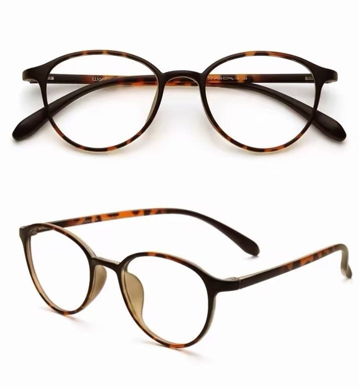 Prescription Reading Glasses, Ultra Light Round Optical Frame