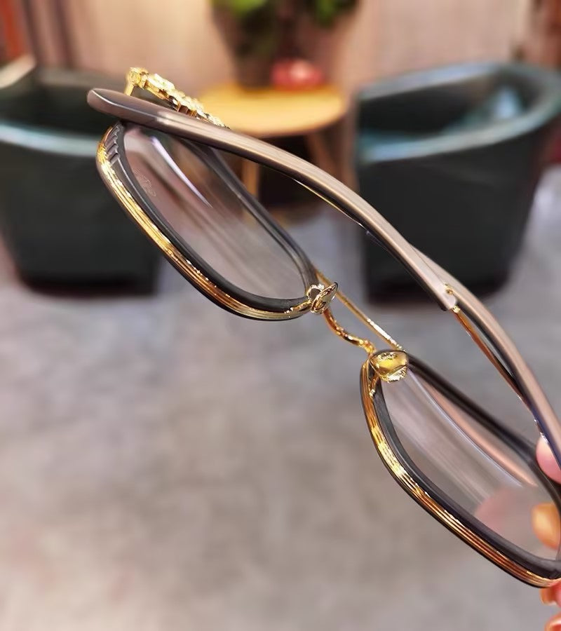 Prescription Glasses, Double Bridge Square Optical Frames