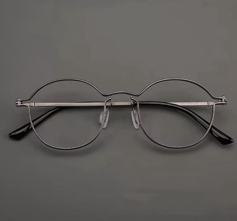 Prescription Glasses | Ultra Thin Wire Titanium Oval Optical Frames