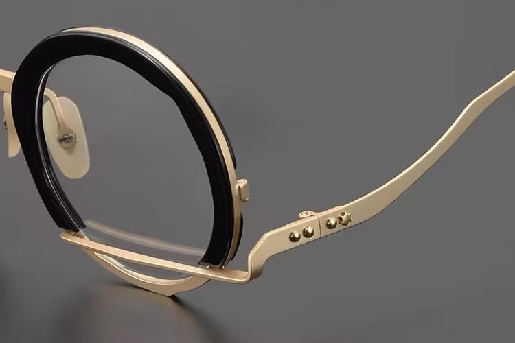Prescription Glasses | Retro Double Layer Round Optical Frames