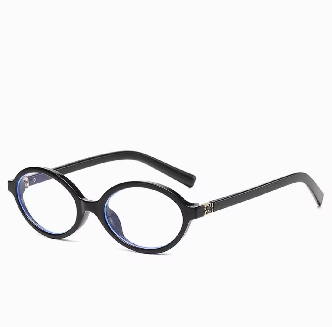 Prescription Reading Glasses, Elegant Mini Oval Acetate Eyewear