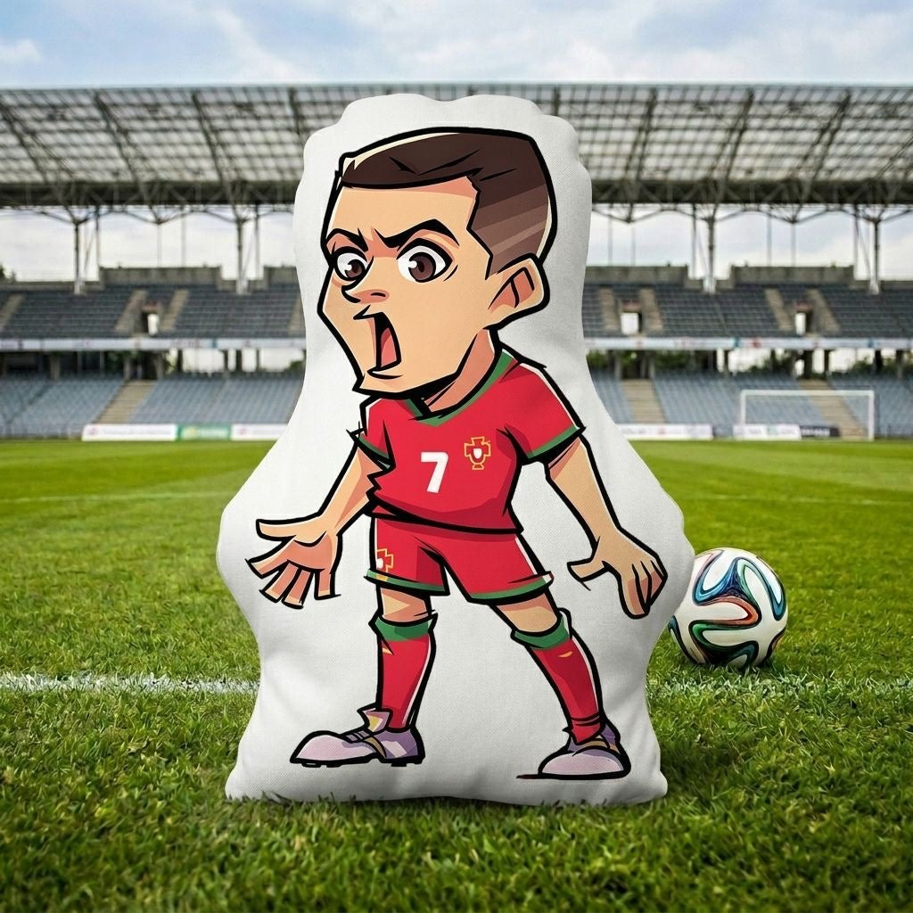 2026 World Cup Commemorative Football Star Shaped Pillow | Cartoon Irregular Sofa Cushion for Fans