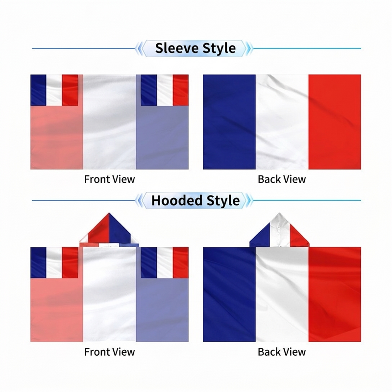2026 World Cup National Flag Cape, 48 Countries Available, Hooded / Sleeve Tube 2 Styles