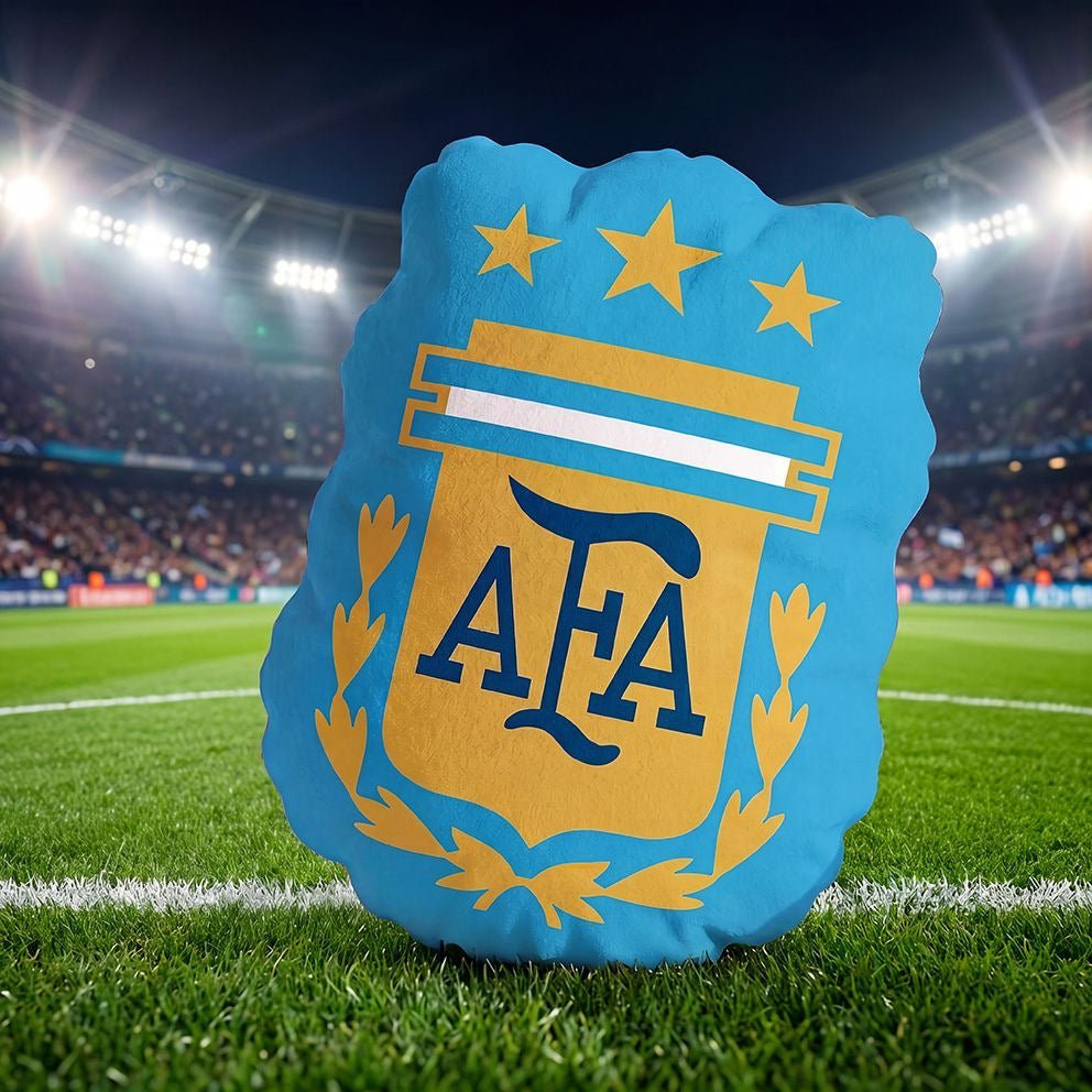 2026 World Cup Team Crest Shaped Pillow National Emblem Sofa Cushion For Fans
