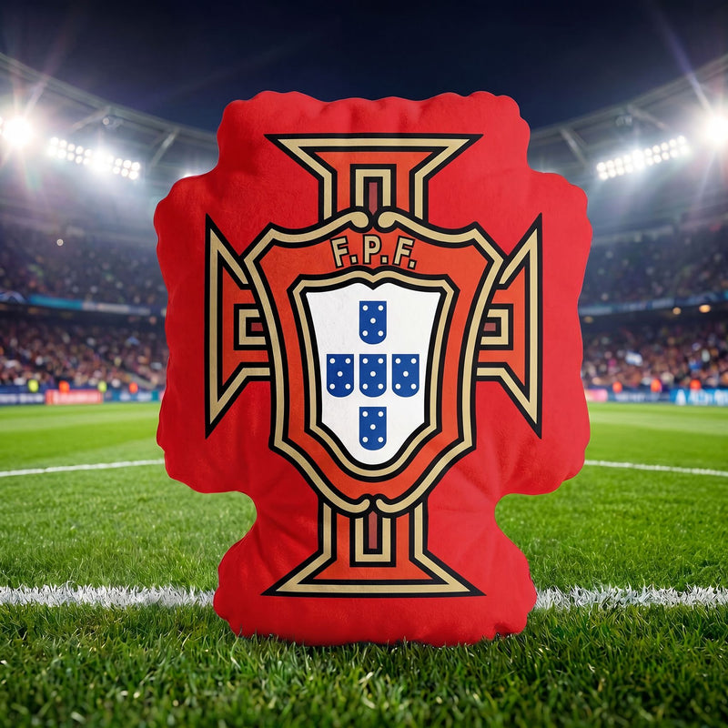 2026 World Cup Team Crest Shaped Pillow National Emblem Sofa Cushion For Fans