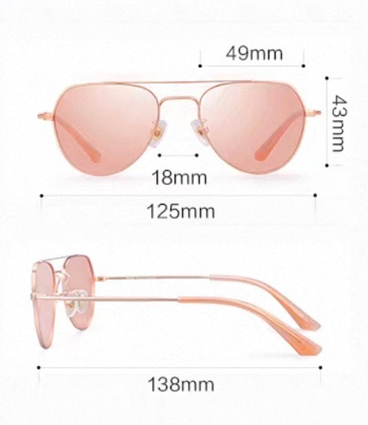 Kids Sunglasses | Lightweight Metal Frame for 3-12 Years Old
