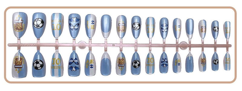 Press On Nails 30Pcs, Free Jelly Glue & Nail File