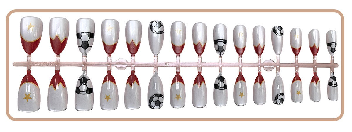 Press On Nails 30Pcs, Free Jelly Glue & Nail File