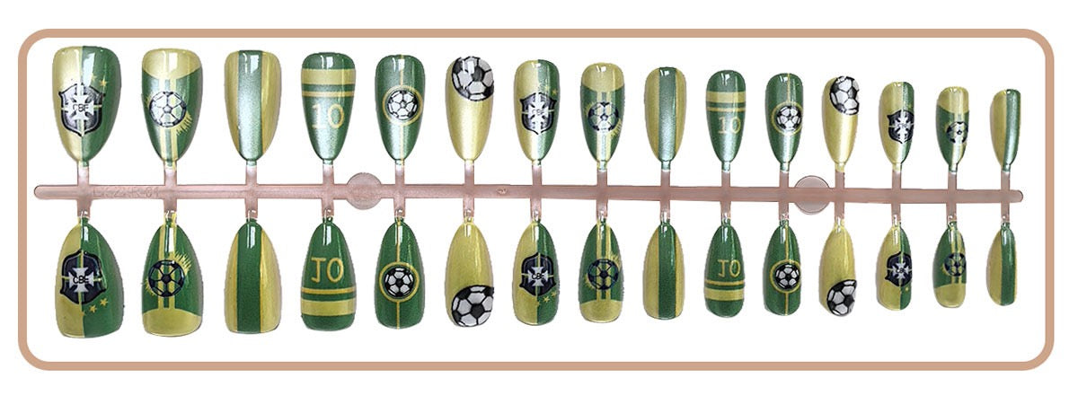 Press On Nails 30Pcs, Free Jelly Glue & Nail File