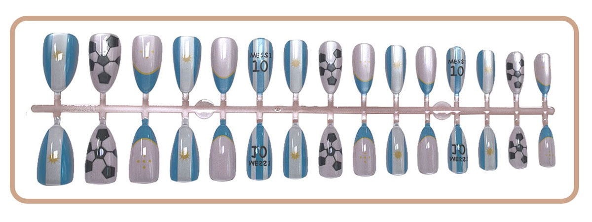 Press On Nails 30Pcs, Free Jelly Glue & Nail File