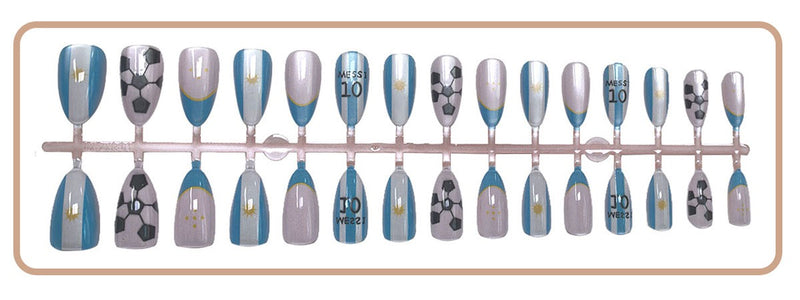 Press On Nails 30Pcs, Free Jelly Glue & Nail File