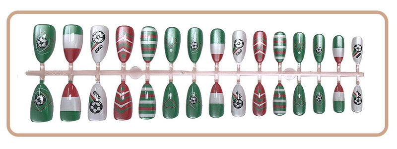 Press On Nails 30Pcs, Free Jelly Glue & Nail File