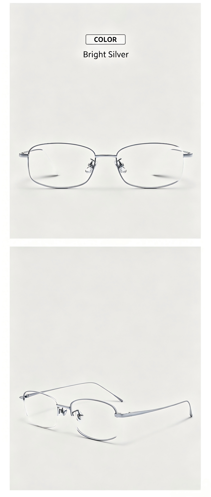 Women Light Gold Metal Glasses | Elegant Luxury Eyewear
