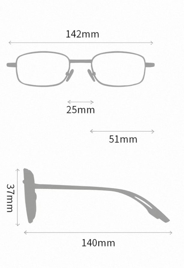Foldable Lightweight Prescription Reading Glasses For Seniors