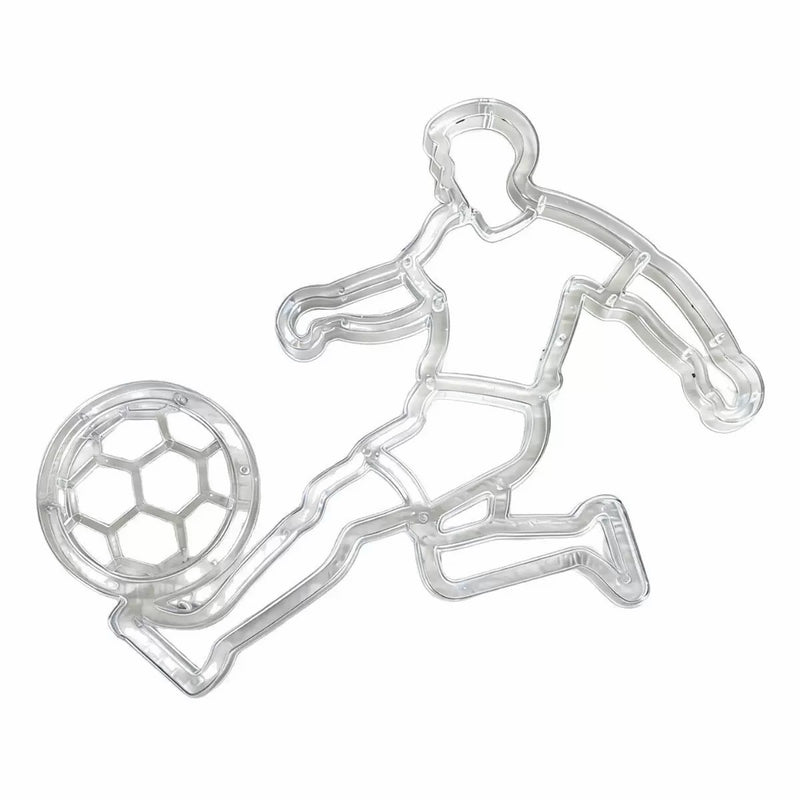 Football Player Suction Cup Window LED Lights, Batteries Included