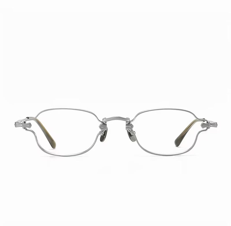 Prescription Glasses | Vintage Tiny Oval Titanium Optical Frames