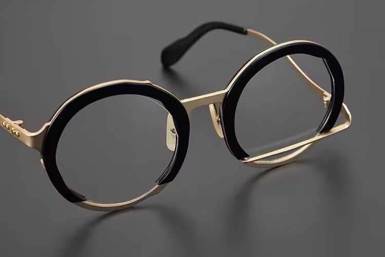 Prescription Glasses | Retro Double Layer Round Optical Frames
