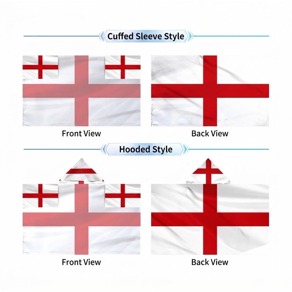 2026 World Cup National Flag Cape, 48 Countries Available, Hooded / Sleeve Tube 2 Styles