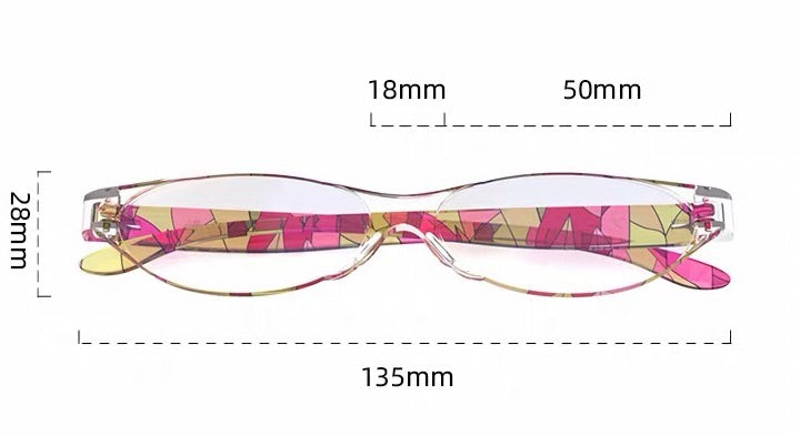 Ultra Light Portable Anti Blue Light Prescription Reading Glasses
