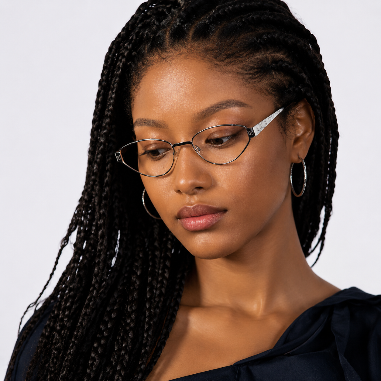 Women Silk Line Glasses | Minimal Thin Fashion Eyewear