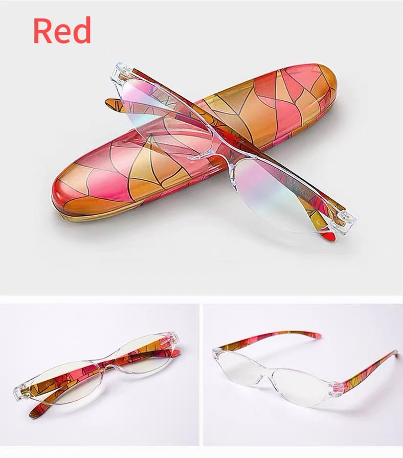 Ultra Light Portable Anti Blue Light Prescription Reading Glasses
