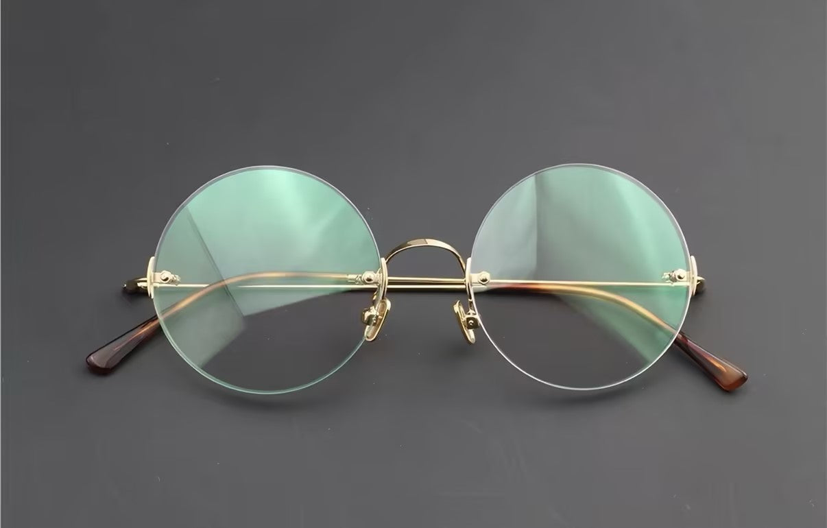 Prescription Glasses | Vintage Rimless Round Optical Frames