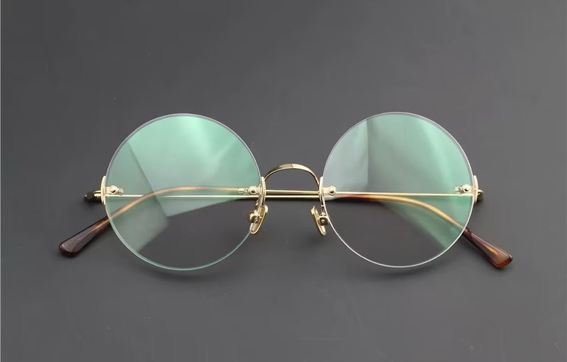 Prescription Glasses | Vintage Rimless Round Optical Frames