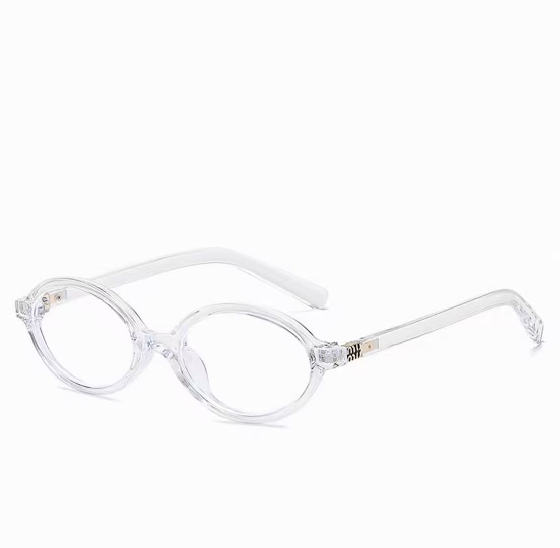 Prescription Reading Glasses, Elegant Mini Oval Acetate Eyewear