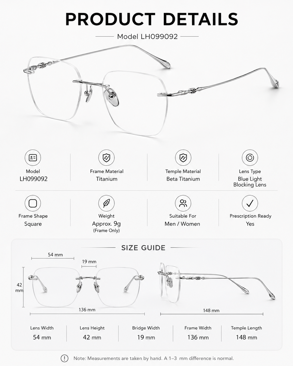 Women Full Rim Fashion Glasses | Elegant Daily Eyewear
