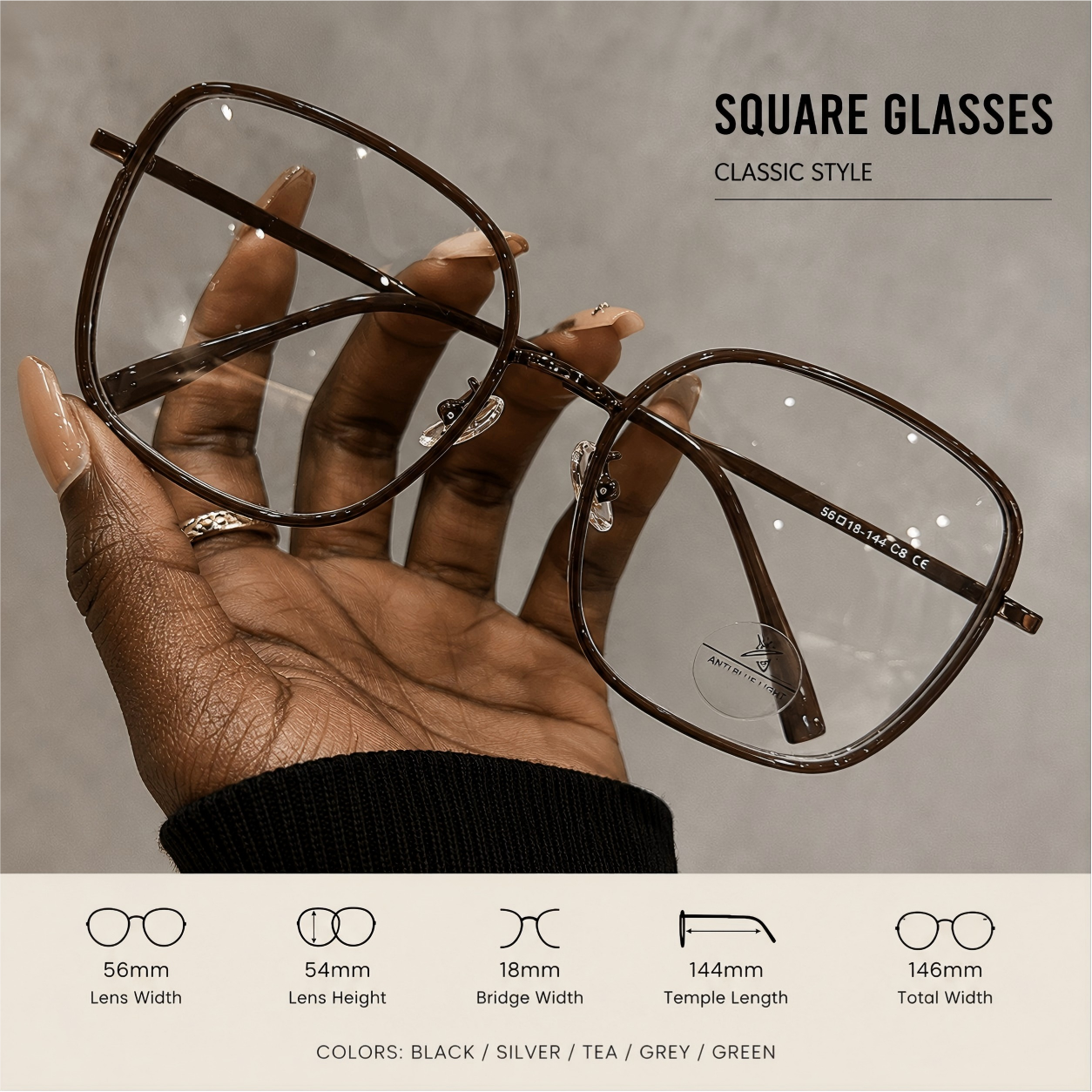 Prescription Glasses | Oversized Fashion Frame
