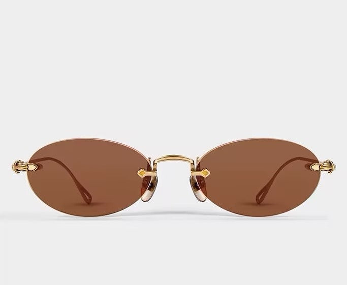 Prescription Sunglasses | Rimless Vintage Oval