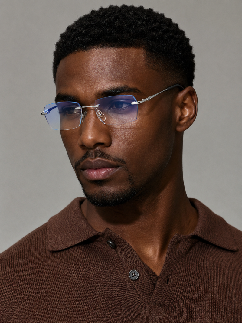 Prescription Glasses | Lightweight Titanium Rimless Glasses