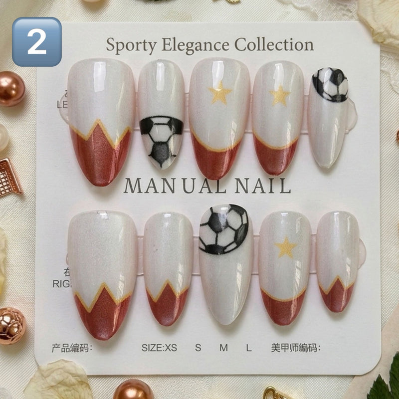 Press On Nails 30Pcs, Free Jelly Glue & Nail File