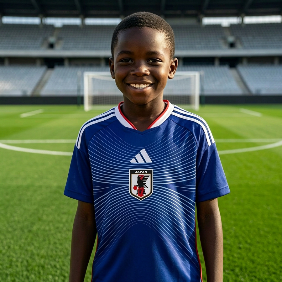 Japan 2026 New Official Kids Home & Away Football Jersey Sets