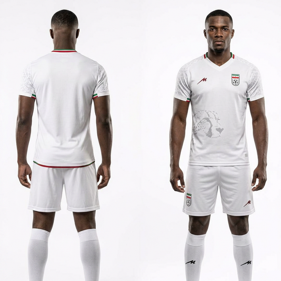 Iran 2026 New Official Adult Home Football Jerseys