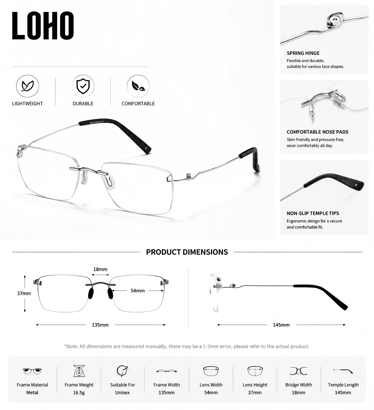 Prescription Glasses | Full Rim Fashion Frame