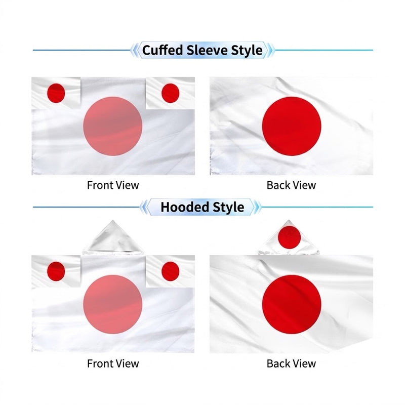 2026 World Cup National Flag Cape, 48 Countries Available, Hooded / Sleeve Tube 2 Styles
